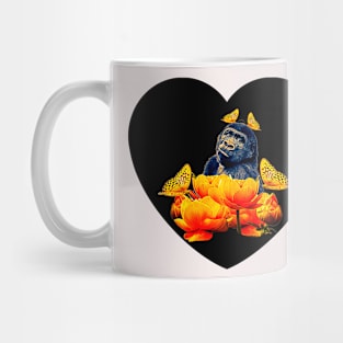 monkey flower love Mug